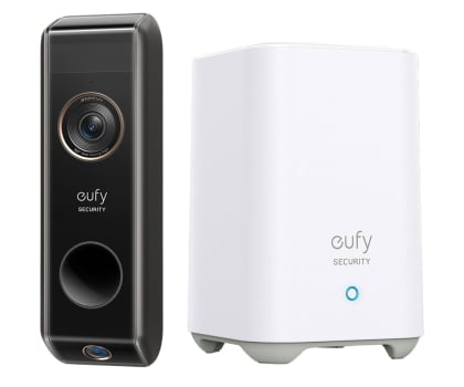 Domofon/wideodomofon Eufy Wideodzwonek Doorbell 2 Pro czarny + HomeBase 2